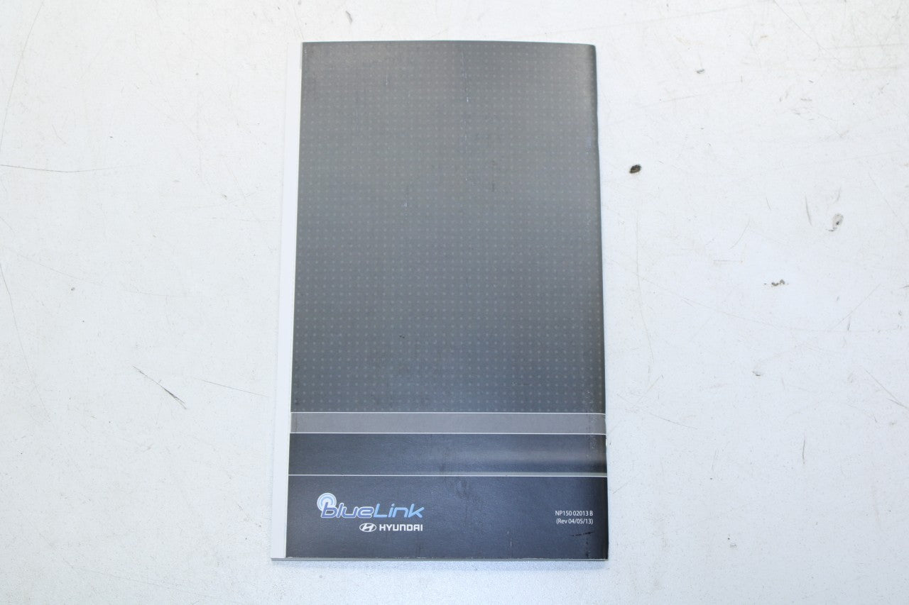 2013 Hyundai Veloster Owners Manual Set with Case D2V0-EU38L OEM - Alshned Auto Parts