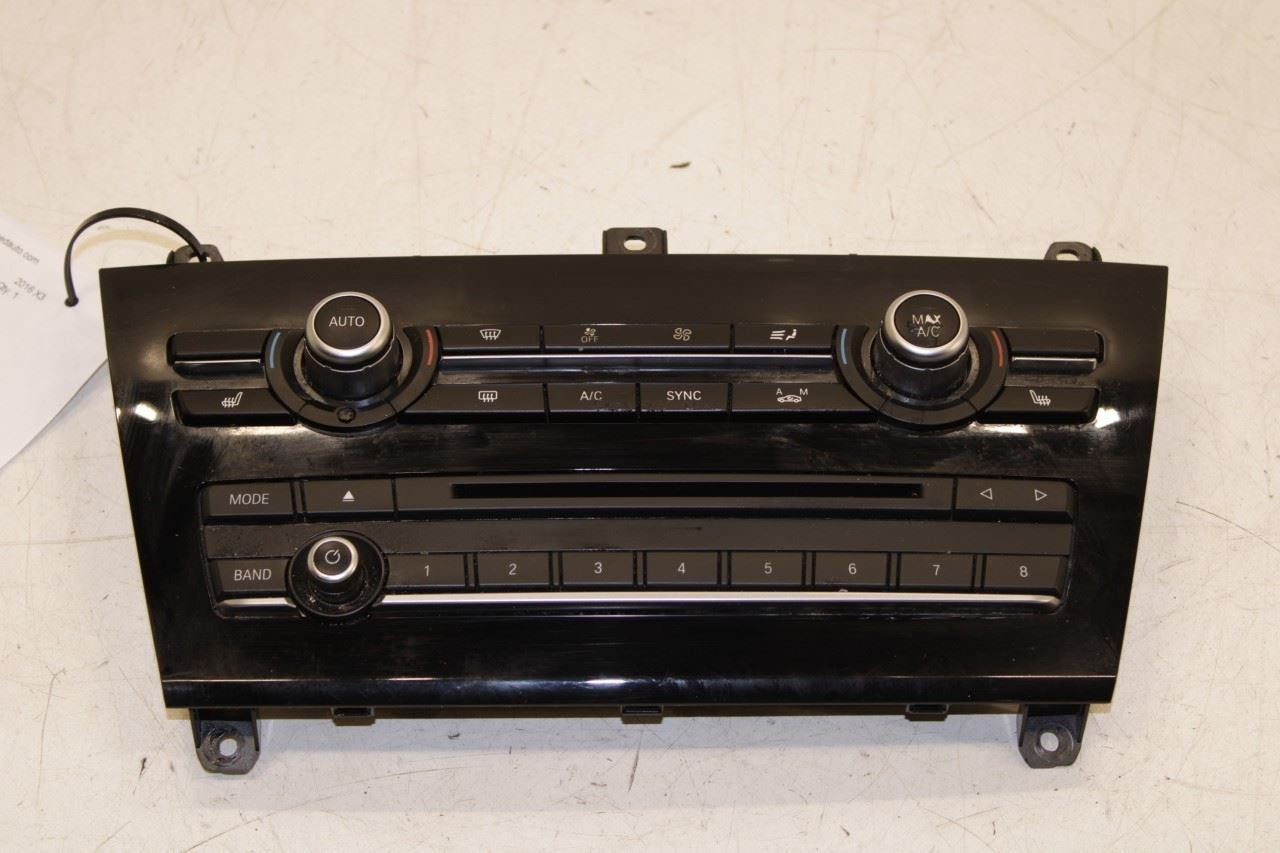 11-17 BMW X3 xDrive28i Radio Faceplate Heater Temperature Climate Control Panel - Alshned Auto Parts