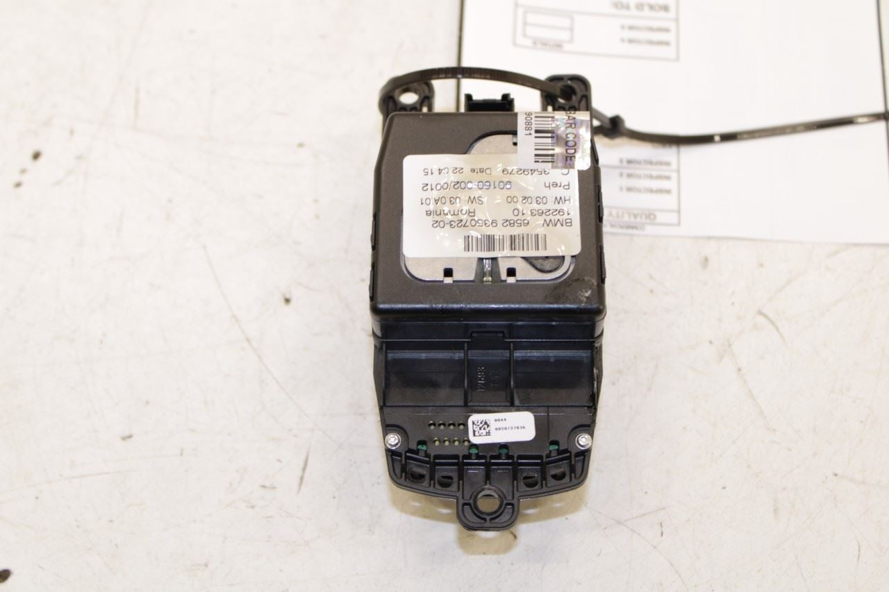 11-17 BMW X3 xDrive28i 2.0L Center Console Media Control Switch 65-82-9-350-723 - Alshned Auto Parts