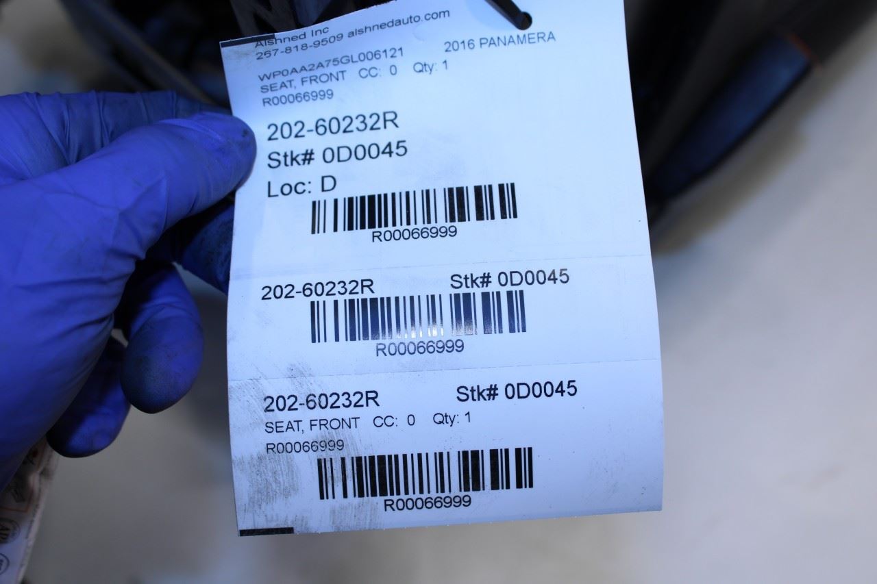 10-16 Porsche Panamera 4 14-way Front Passenger Right Side Seat Complete Leather - Alshned Auto Parts