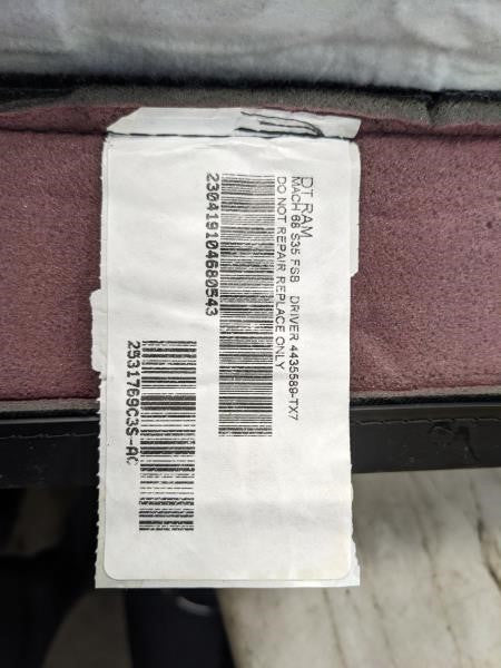2019-2024 Ram 1500 Big Horn Crew Cab Front Left Side Seat Backrest Upper Cushion - Alshned Auto Parts