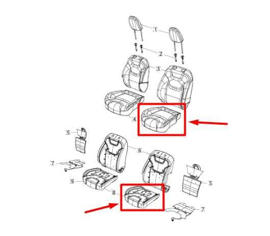 2019-2021 Jeep Cherokee Front Left Driver Side Seat Lower Cushion 6ST07DX9AB OEM - Alshned Auto Parts