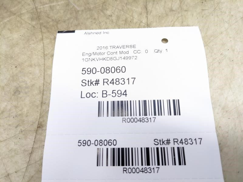 2013-2017 GMC Terrain Engine Computer Control Module ECU ECM 12666658 OEM - Alshned Auto Parts