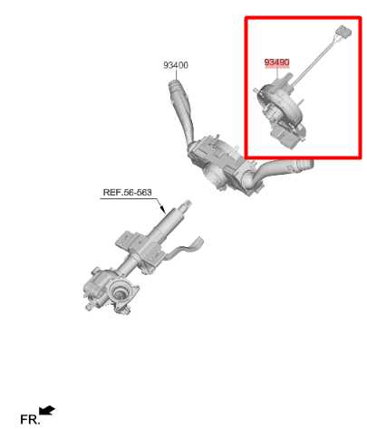 21-23 Hyundai Elantra SEL 2.0L FWD Steering Column Clock Spring 93490-AA140 OEM - Alshned Auto Parts
