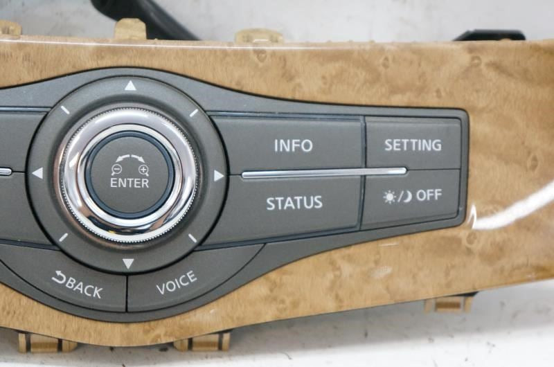 2011-13 Infiniti QX56 5.6L Dash Information Media Control Faceplate Panel Switch - Alshned Auto Parts