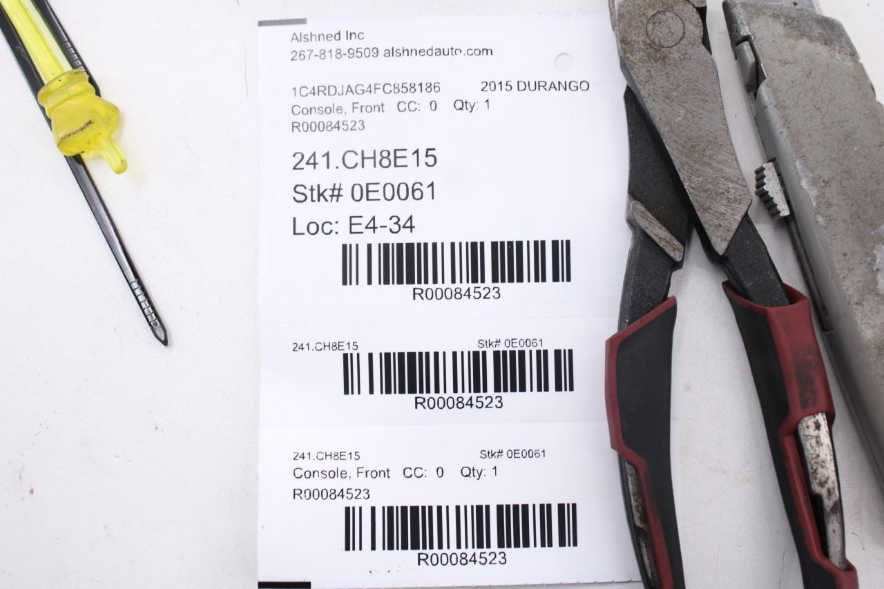 11-20 Dodge Durango SXT Front Center Interior Roof Overhead Console 1UC591DAAF10