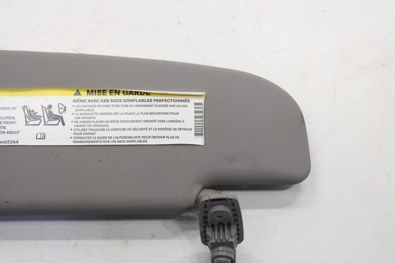 17-22 Alfa Romeo Giulia Ti 2.0L Front Right Side Sun Visor w/ Illuminated Mirror - Alshned Auto Parts