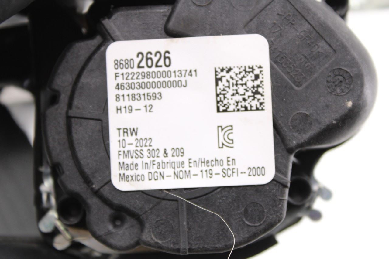 19-23 Chevrolet Silverado Rear Right Left and Center 2nd Row Seat Belt Retractor - Alshned Auto Parts