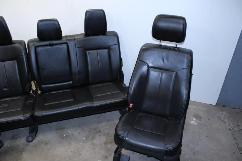 2013-16 Ford F250 SD Crew Cab Front & Rear Seats Leather BC3Z-9661018-C OEM - Alshned Auto Parts