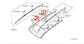 14-20 Infiniti QX60 FR and RR RH Roof Rail Luggage Molding Brackets 738A0-3JA0B - Alshned Auto Parts
