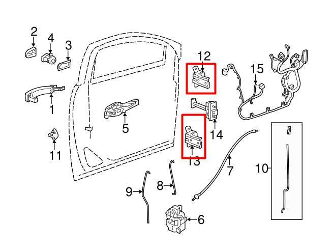 2017-2020 Buick Encore Front RH Side Door Hinge Upper and Lower Set 13577115 OEM - Alshned Auto Parts