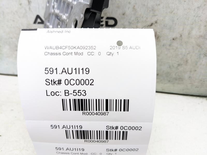 2018-25 Audi S5 Premium AWD Active Suspension Control Module Unit 8W0-907-777-T - Alshned Auto Parts