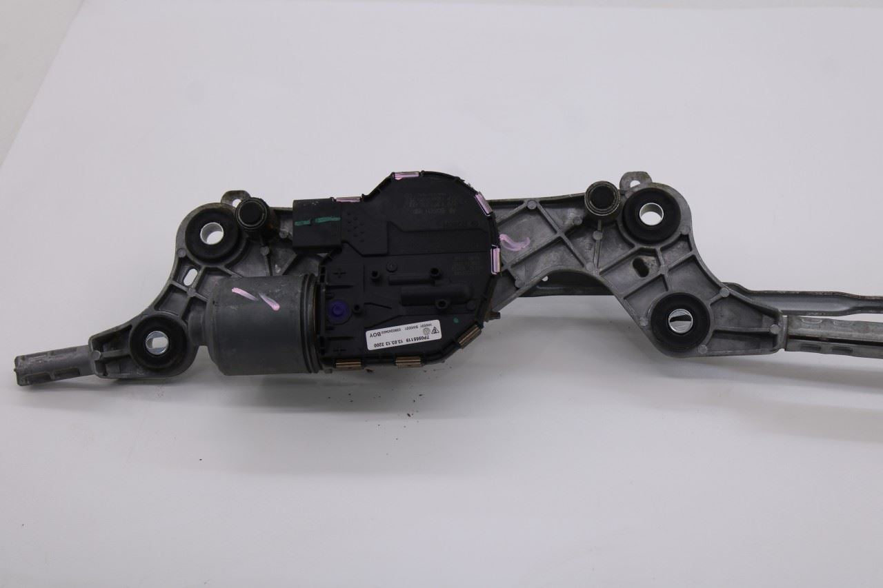 2011-2018 Porsche Cayenne S Front Windshield Wiper Transmission Linkage w/ Motor3