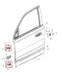 19-25 RAM 1500 Crew Cab Rear and Front Left Side Door Hinge Upper and Lower Set1