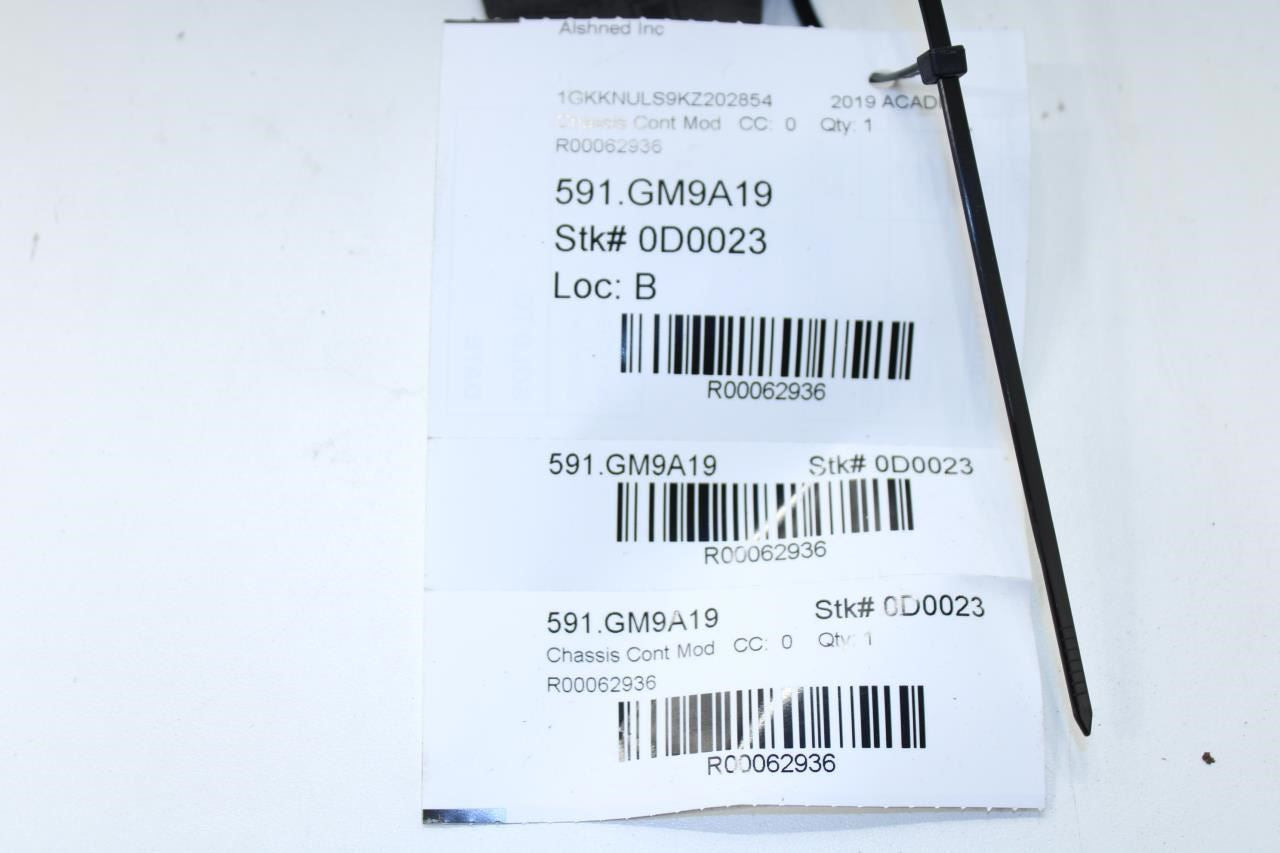 2018-2019 GMC Acadia SLT-1 HMI Bypass Interface Computer Control Module 84307902 - Alshned Auto Parts