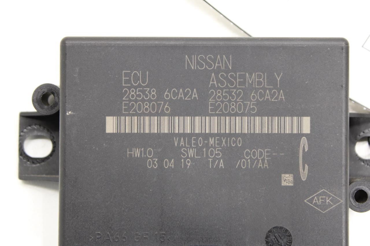 2019-2022 Nissan Altima SL Driver Parking Assist Control Module 28532-6CA2A OEM - Alshned Auto Parts