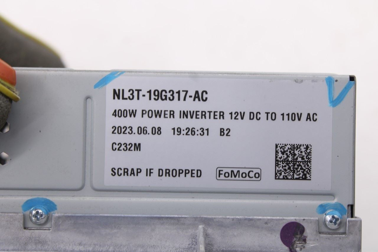 21-26 Ford F150 XLT Supercrew 5L Power Supply Voltage Inverter Converter Module6
