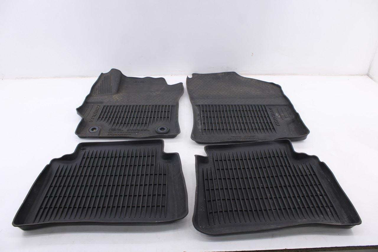 20-24 Toyota Corolla LE Front Rear RH and LH Side All-Weather Rubber Floor Mats0
