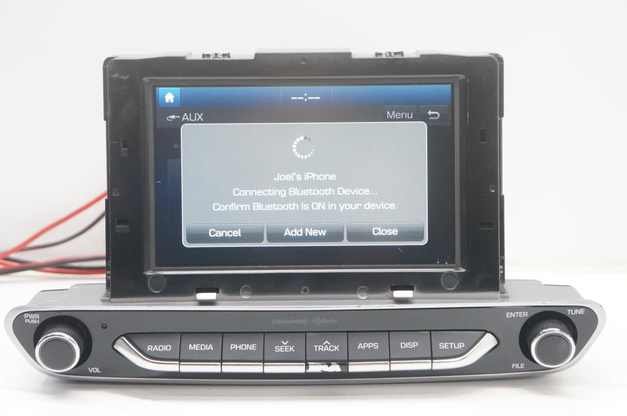 17-19 Hyundai Ioniq Radio Faceplate Control w/ 7.0'' Display and Receiver *ReaD* - Alshned Auto Parts
