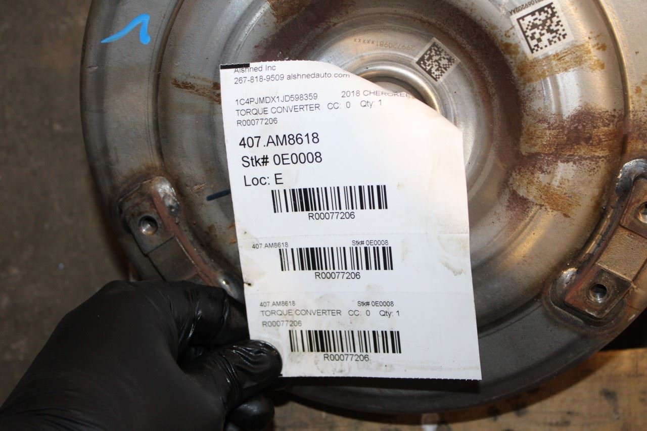 14-22 Jeep Cherokee Limited 3.2L 4x4 Transmission Torque Converter 68304202AA - Alshned Auto Parts
