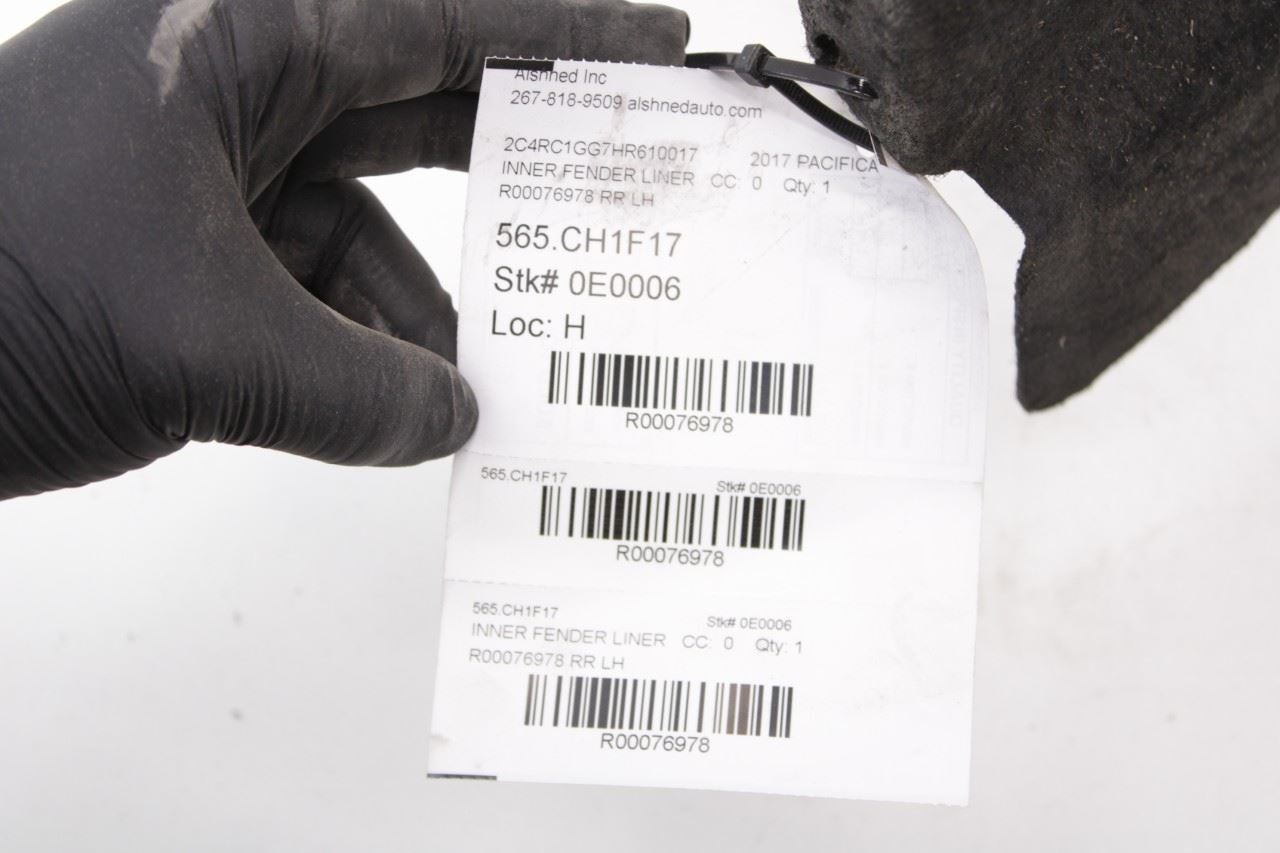 2017-20 Chrysler Pacifica Limited Rear Left Side Wheelhouse Liner Splash Shield - Alshned Auto Parts