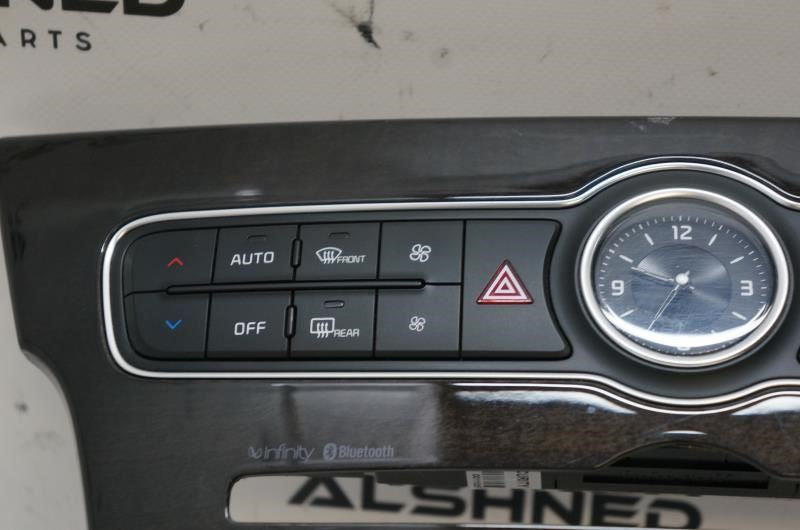 14-16 Kia Cadenza AC Heater Temperature Control Center Dash Panel 972503RGF0 OEM - Alshned Auto Parts