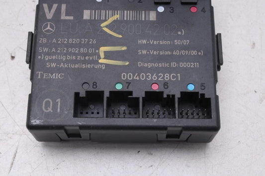 2010-2016 Mercedes-Benz E350 Sport 4MATIC Front Left Side Door Control Module - Alshned Auto Parts