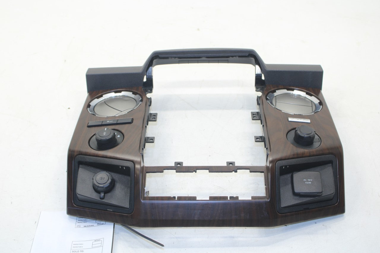 13-16 Ford F250 Lariat Dash Climate Control Trim Bezel w/ Air Vents and Switches - Alshned Auto Parts