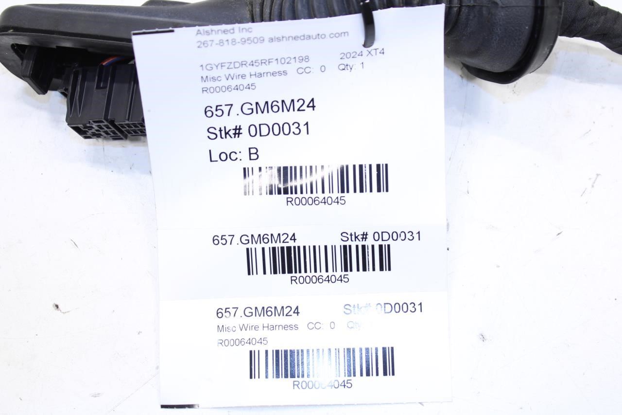 2024-2025 Cadillac XT4 Premium Rear Left Driver Door Wire Harness 42849870 OEM - Alshned Auto Parts