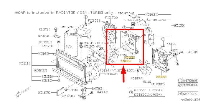 2009-13 Subaru Forester 2.5L Left Radiator Cooling Fan Motor Assy 45122AG001 OEM - Alshned Auto Parts