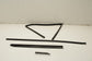 2010-15 BMW 750Li xDrive Rear Right Door Run Channel w/ Molding Set 51357179130 - Alshned Auto Parts