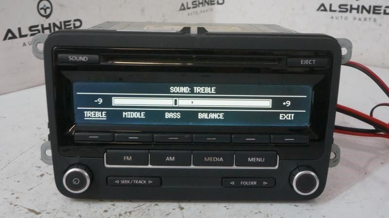 2012 Volkswagen Jetta AM FM CD MP3 Radio Receiver 1K0035164D OEM *ReaD* - Alshned Auto Parts