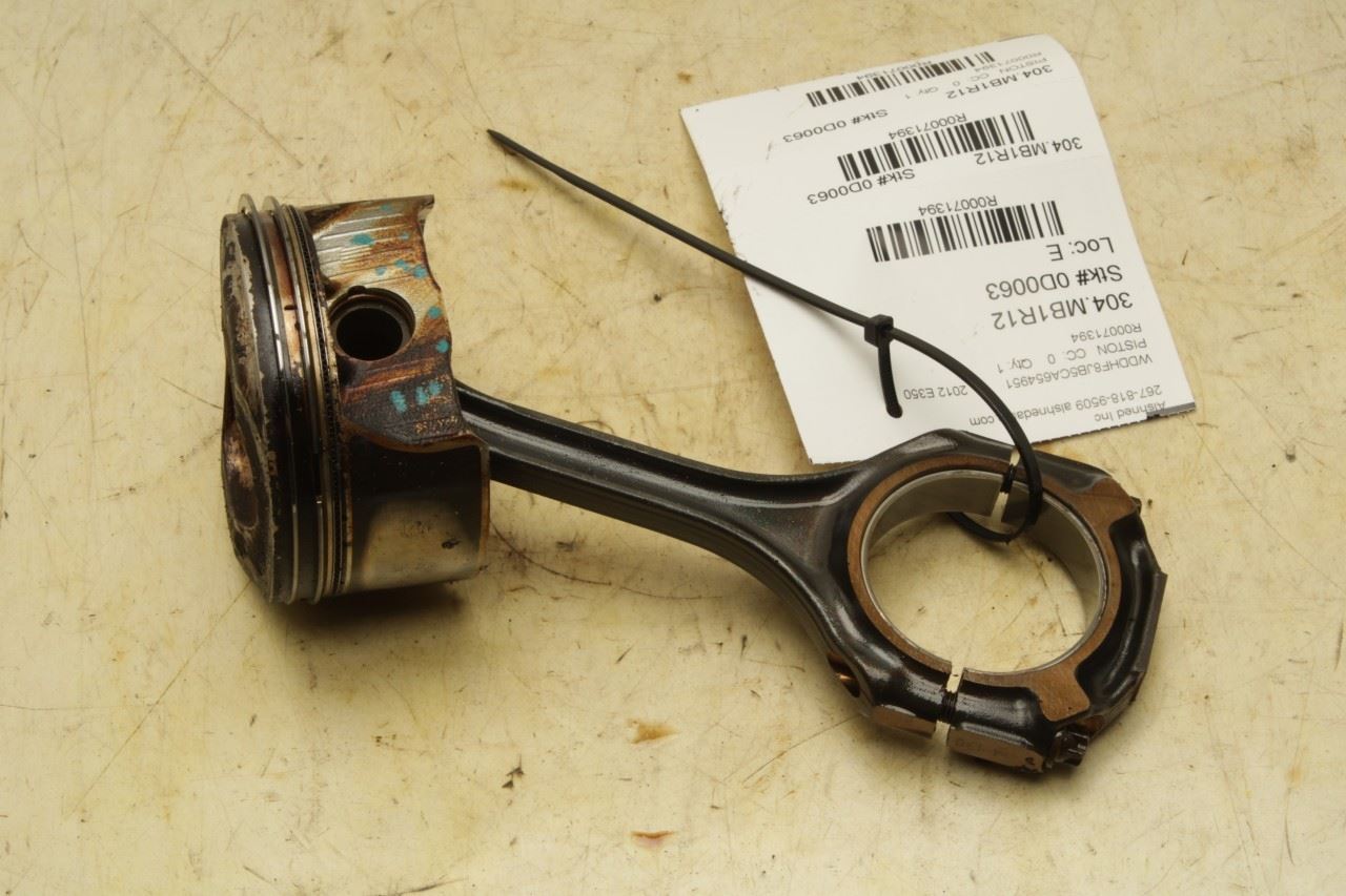 12-16 Mercedes-Benz E350 Sport 4Matic 3.5L Engine Piston Left 1 w Connecting Rod - Alshned Auto Parts