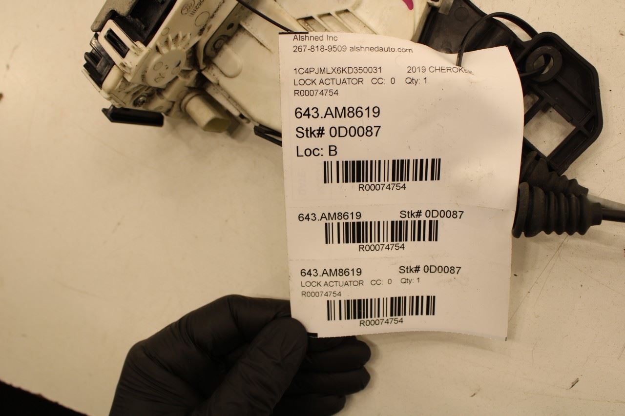 2018-2021 Jeep Cherokee Latitude Rear Left Door Lock Latch Actuator 04589915AE - Alshned Auto Parts