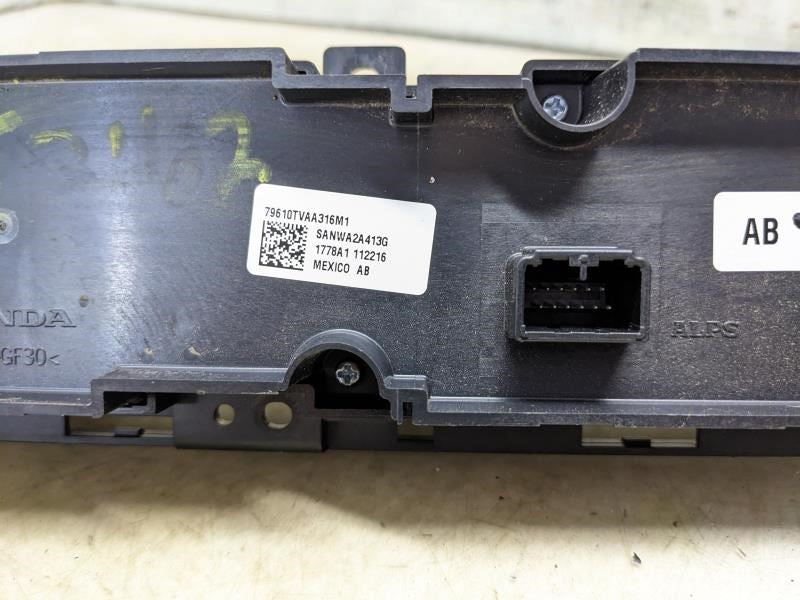 2018-2021 Honda Accord AC Heater Temperature Climate Control 79610TVAA316M1 OEM - Alshned Auto Parts