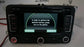 12-17 Volkswagen Jetta Navi Radio Faceplate Control w Receiver and Display *ReaD3