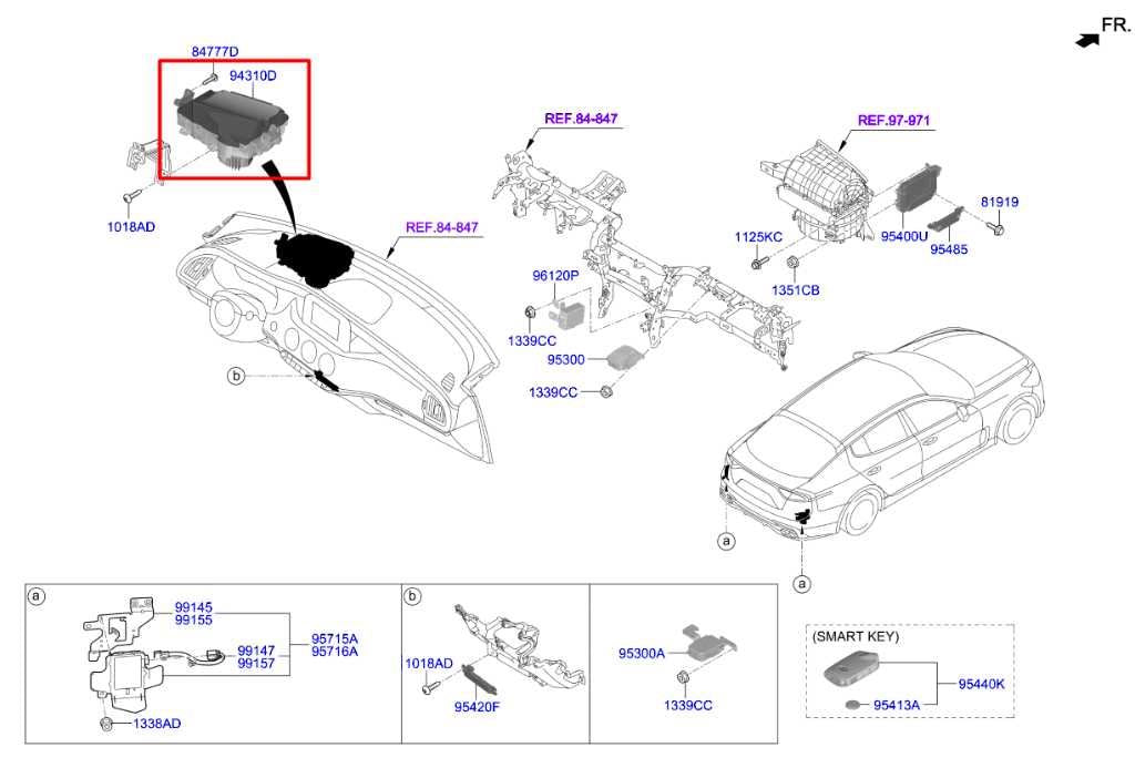 18-21 Kia Stinger GT2 Front Dashboard Driver Left Side Head-Up Display Projector - Alshned Auto Parts
