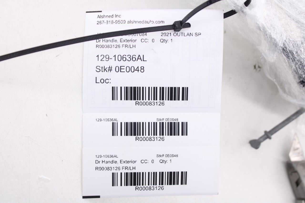 2018-25 Mitsubishi Outlander Sport SE 2.0L Driver Left Side Door Exterior Handle - Alshned Auto Parts