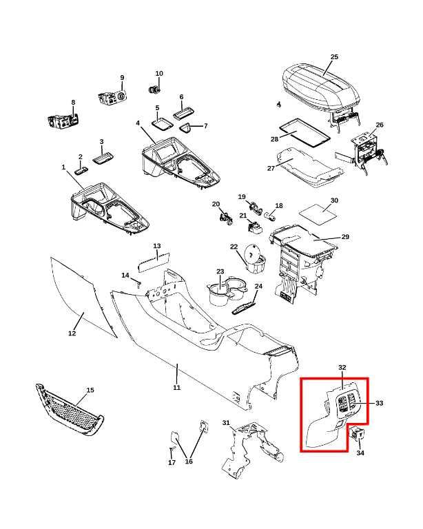 14-23 Jeep Cherokee 75th Anniversary Rear Console Back Finish Panel w/ Air Vent - Alshned Auto Parts