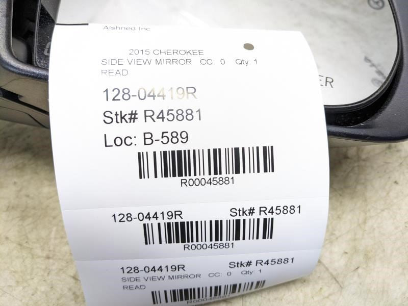 2014-2017 Jeep Cherokee RH Passenger Side Rearview Mirror 1VF36AXRAD OEM *ReaD* - Alshned Auto Parts