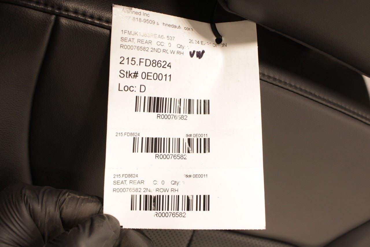 2022-24 Ford Expedition MAX XLT Rear Passenger Right Side 2nd Row Seat Complete - Alshned Auto Parts