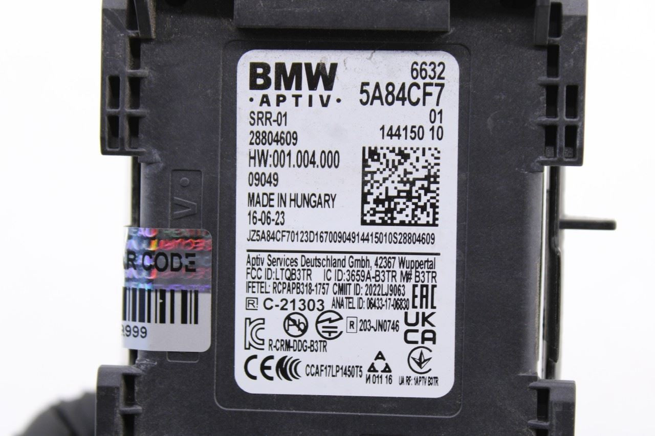 23-25 BMW 430i xDrive Gran Coupe Rear RH Side Blind Spot Radar Sensor w/ Bracket - Alshned Auto Parts