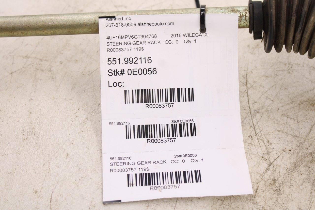 2015-2019 Arctic Cat Wildcat Sport 700 Steering Gear Rack and Pinion 0505-89412