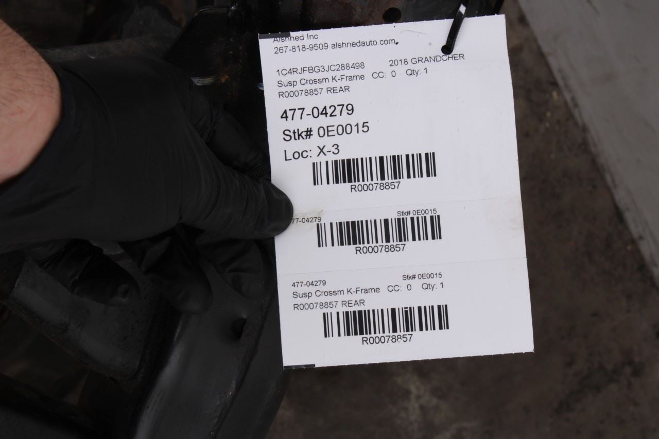 2016-21 Jeep Grand Cherokee Limited 4WD Rear Crossmember Subframe 4877623AD OEM - Alshned Auto Parts