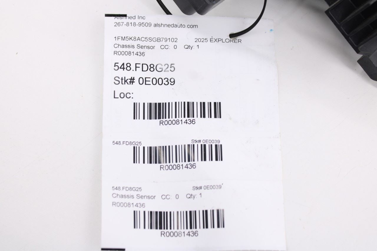2025-2026 Ford Explorer Police Interceptor Rear Right Blind Spot Detection Radar10