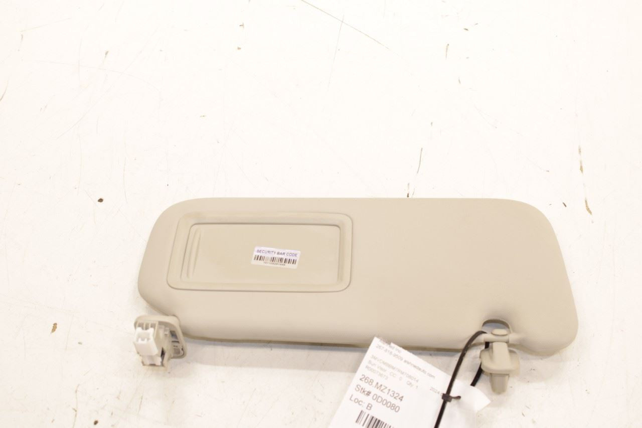 2021-25 Mazda CX30 S Front Passenger Right Side Sun Visor w/ Illuminated Mirror - Alshned Auto Parts