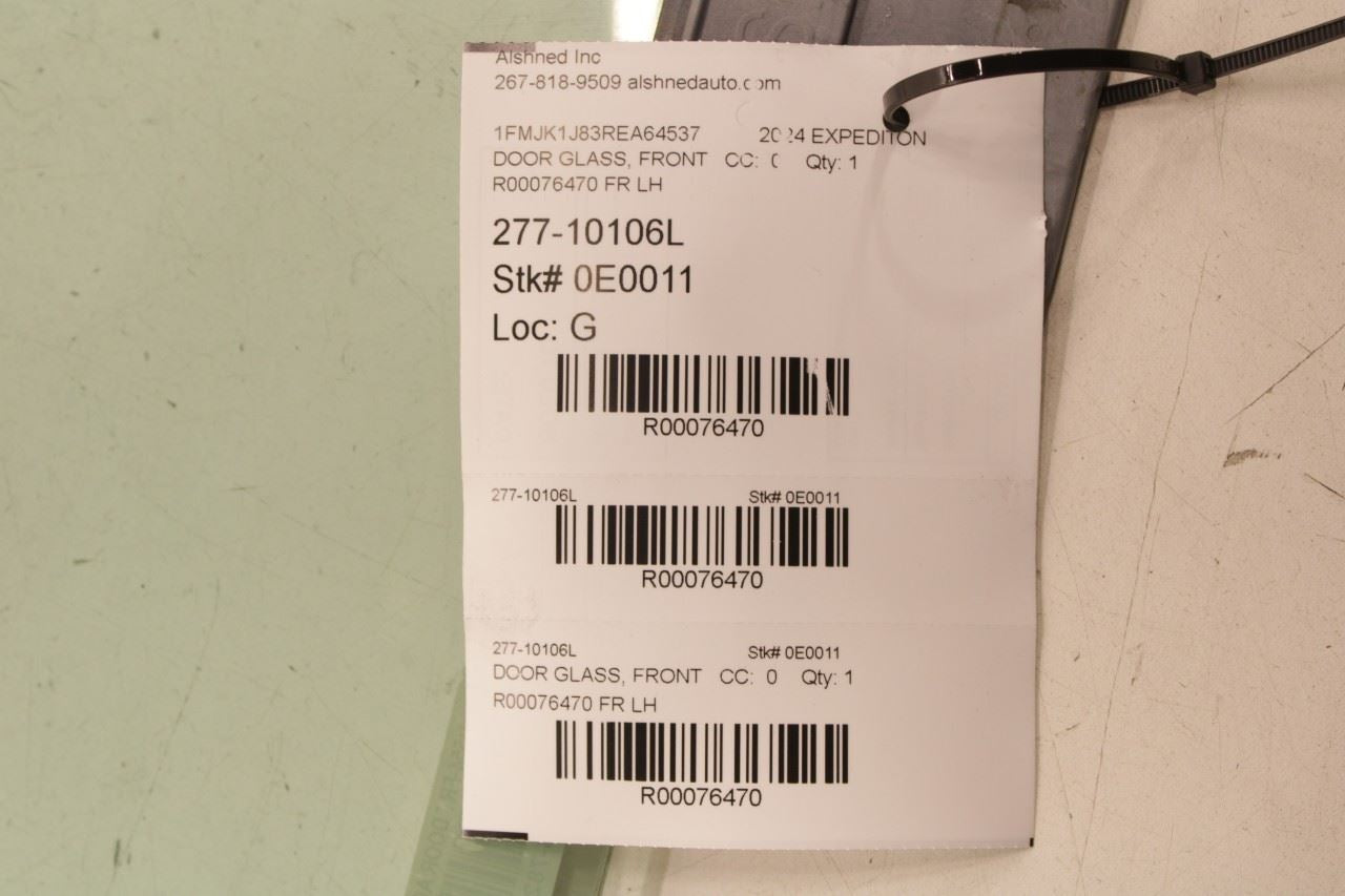 2018-2024 Ford Expedition MAX XLT Front Left Door Window Glass JL1B-78214A51-AC - Alshned Auto Parts