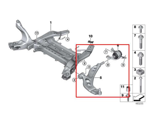 14-24 Mini Hardtop Cooper 1.5L FWD Front Suspension Right Side Lower Control Arm - Alshned Auto Parts