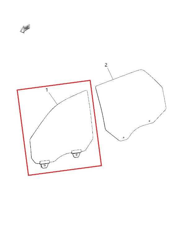 2011-2026 Dodge Durango SXT Front Right Door Window Movable Glass 68068670AC OEM1