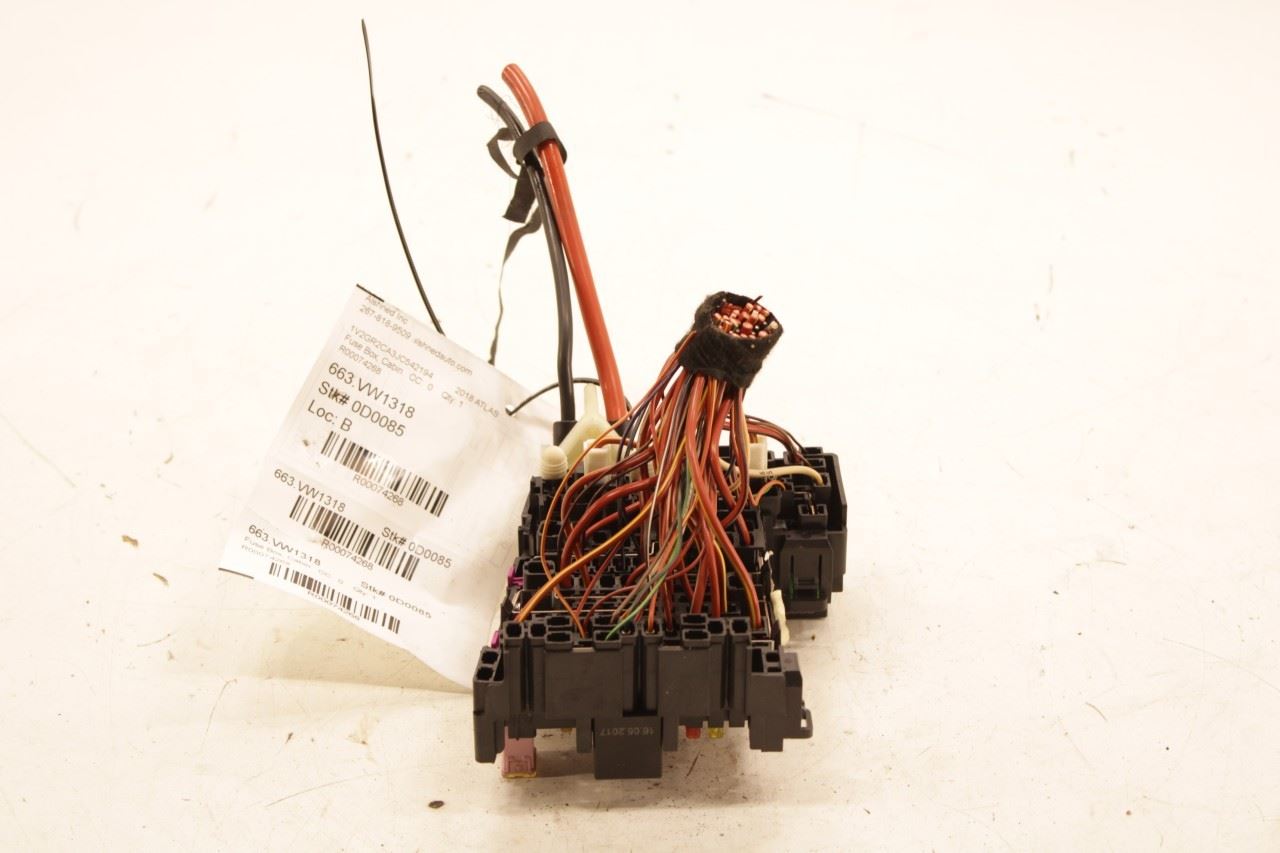 2018-23 Volkswagen Atlas S 3.6L Cabin Instrument Panel Fuse Relay Junction Block - Alshned Auto Parts